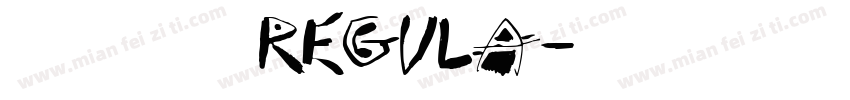 086 上首圆盾体 Regula字体转换